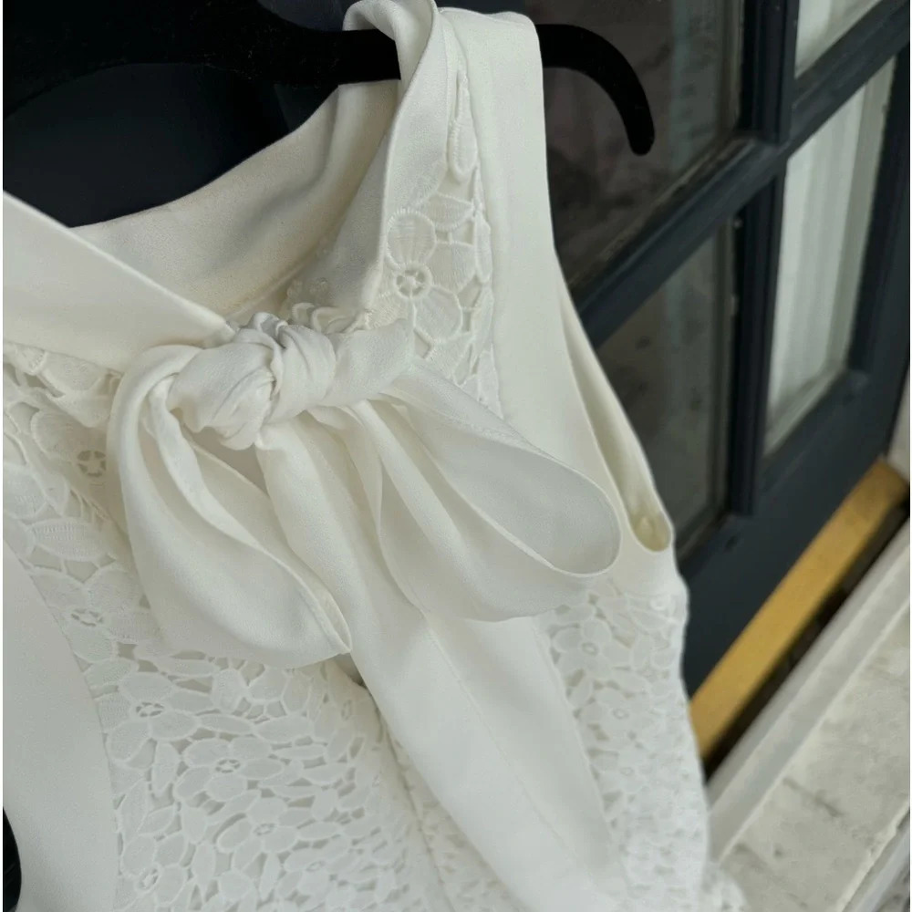 White Amsale Dress!! - Picture 4 of 6